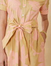 Load image into Gallery viewer, Spartina 449 Maryam Midi Dress Clara Blooms Pink - FINAL SALE