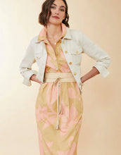 Load image into Gallery viewer, Spartina 449 Maryam Midi Dress Clara Blooms Pink - FINAL SALE