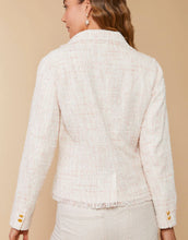 Load image into Gallery viewer, Spartina 449 Nathalie Tweed Blazer Pearl Blush - FINAL SALE