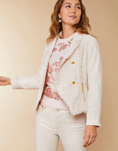 Load image into Gallery viewer, Spartina 449 Nathalie Tweed Blazer Pearl Blush - FINAL SALE