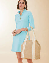 Load image into Gallery viewer, Spartina 449 Nora Half-Zip Dress Aqua Haze