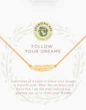 Load image into Gallery viewer, Spartina 449 Sea La Vie Follow Your Dreams Necklace Gold