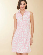 Load image into Gallery viewer, Spartina 449 Serena Half-Zip Dress Clara Ikat Pink - FINAL SALE