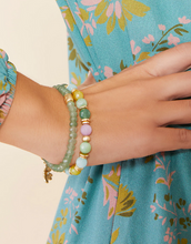 Load image into Gallery viewer, Spartina 449 Briolette Stretch Bracelet 8mm Green/Sea Foam