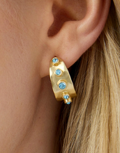 Load image into Gallery viewer, Spartina 449 Estate Petite Hoop Earrings Blue