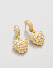 Load image into Gallery viewer, Spartina 449 Heart Pillow Earrings Gold