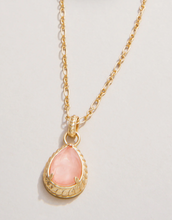Load image into Gallery viewer, Spartina 449 Karina Teardrop Necklace 18" Peach