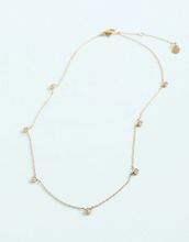 Load image into Gallery viewer, Spartina 449 Lighthouse Station Necklace 16" Cubic Zirconia