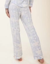 Load image into Gallery viewer, Spartina 449 Pajama Pant Palm Scene Blue