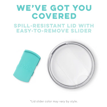 Load image into Gallery viewer, Spill Resistant lid with easy to remove slider