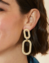 Load image into Gallery viewer, Spartina 449 Straw Link Earrings
