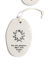 Load image into Gallery viewer, Sweet Sayings Oval Ornaments