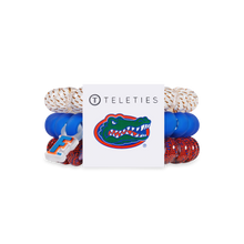 Load image into Gallery viewer, three large gator themed hair ties