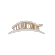 Load image into Gallery viewer, side view of the Sand Dollar Flat Shape Hair Clip size medium