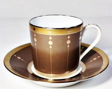Load image into Gallery viewer, Tambour Bronze Tea Saucer - FINAL SALE