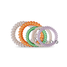 Load image into Gallery viewer, TELETIES Spiral Hair Coil Mix Pack - Hoppy Days!