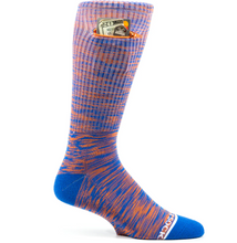 Load image into Gallery viewer, UF Sport Crew Ultimate Fan Pocket Socks - Orange & Royal Blue