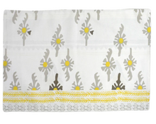 Load image into Gallery viewer, Vietri Bohemian Linens Gray/Yellow Reversible Placemats - Set of 4- FINAL SALE