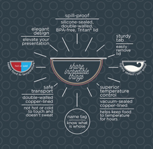 Load image into Gallery viewer, Insulated Small Serving Bowl (.625Q) - Berry