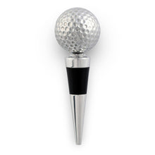 Load image into Gallery viewer, silver color bottle stop with golf ball topper