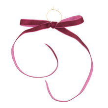 Load image into Gallery viewer, Velvet Bow Wine Charms - Moroccan - Set of 6