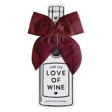 Load image into Gallery viewer, Velvet Wine Bottle Bow