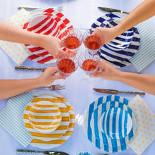 Load image into Gallery viewer, Vietri Amalfitana Stripe Salad Plate