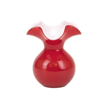 Load image into Gallery viewer, Vietri Hibiscus Glass Red Bud Vase