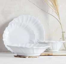 Load image into Gallery viewer, Vietri Incanto Stone 4 piece Place Setting - White