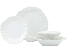 Load image into Gallery viewer, Vietri Incanto Stone 4 piece Place Setting - White