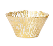 Load image into Gallery viewer, Vietri Rufolo Glass Gold Small Deep Bowl