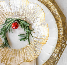 Load image into Gallery viewer, Vietri Rufolo Glass Gold Small Shallow Bowl