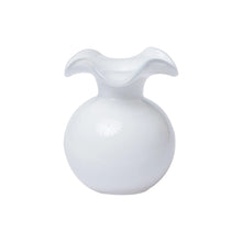 Load image into Gallery viewer, Hibiscus Glass White Bud Vase