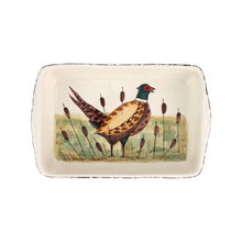 Load image into Gallery viewer, Vietri Wildlife Pheasant Rectangular Baker