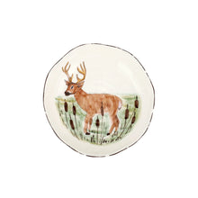 Load image into Gallery viewer, large shallow bowl painted with a Deer