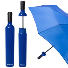 Load image into Gallery viewer, Vinrella Cobalt Bottle Umbrella