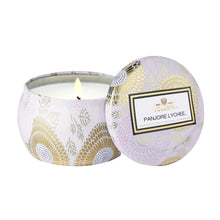 Load image into Gallery viewer, Voluspa Panjore Lychee Candle - Mini Tin 4oz