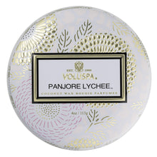 Load image into Gallery viewer, Voluspa Panjore Lychee Candle - Mini Tin 4oz