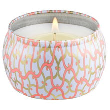 Load image into Gallery viewer, Saijo Persimmon Candle in white peach and gold tin