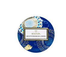 Load image into Gallery viewer, Voluspa Mediterranean Lemon Candle - Mini Tin 4oz