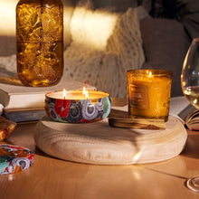 Load image into Gallery viewer, Voluspa XXV Anniversary Baltic Amber 3 Wick Tin Candle