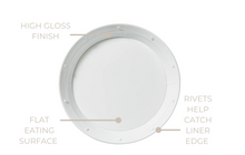 Load image into Gallery viewer, Plate & Pattern White Metal Plates