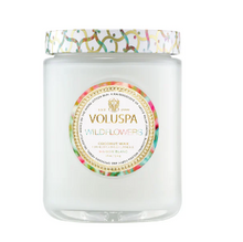 Load image into Gallery viewer, Voluspa Wildflowers Large Jar Candle - 18oz