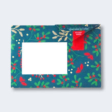 Load image into Gallery viewer, Winter Berries Pigeon Letter green holly design