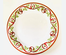 Load image into Gallery viewer, Winter Festival Dinner Plate - White - FINAL SALE