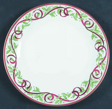 Load image into Gallery viewer, Winter Festival Salad Plate - White - FINAL SALE