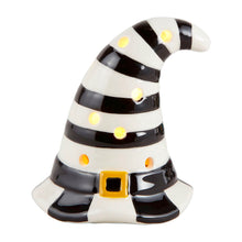 Load image into Gallery viewer, Ceramic black and white striped hat