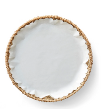 Load image into Gallery viewer, Plate & Pattern Handwoven Seagrass Plates & Parchment Paper Liners