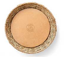 Load image into Gallery viewer, Plate & Pattern Handwoven Seagrass Plates & Parchment Paper Liners