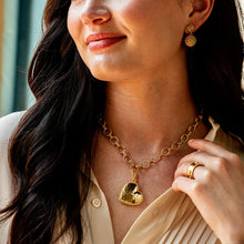 Load image into Gallery viewer, Capucine de Wulf Love Pendant - Hammered Gold